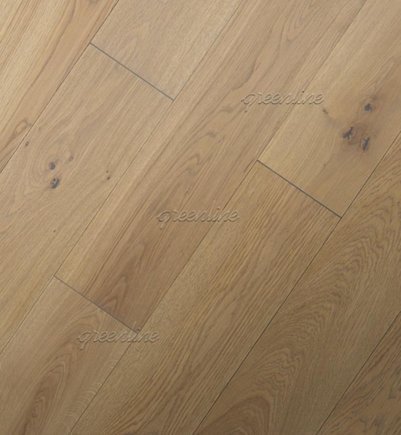 Паркетная доска Greenline Оптимум 901 Дуб Идеал Рустик 14.5x40-150 см, поверхность матовый лак