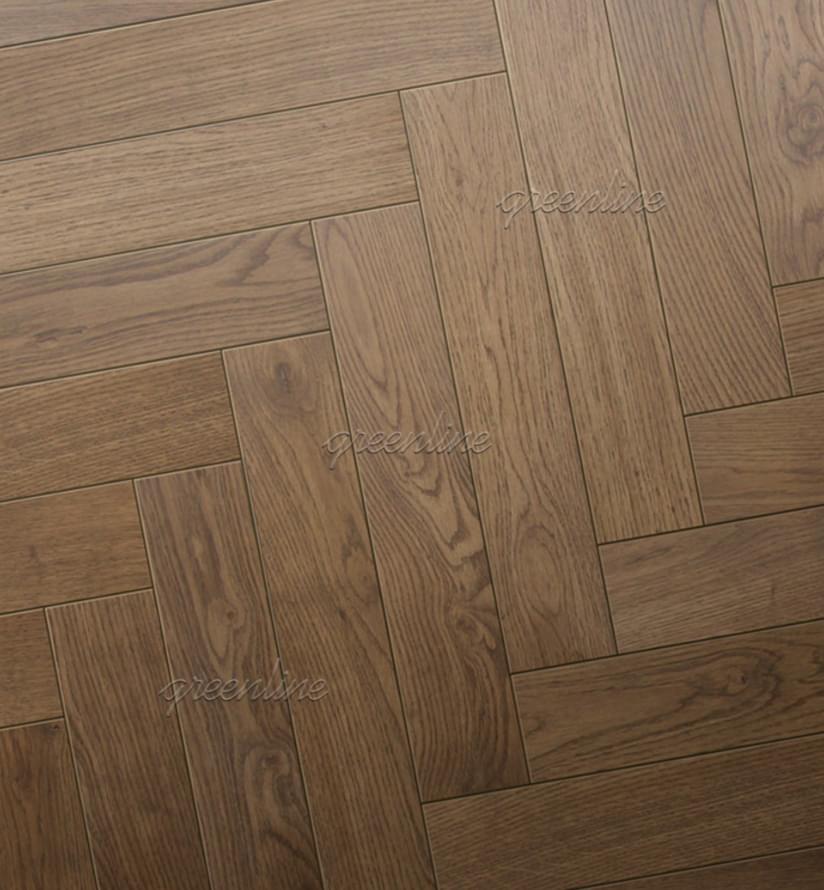 Паркетная доска Greenline Оптимум 905 Дуб Абсолют Рустик Англ 10x62 см, поверхность матовый лак