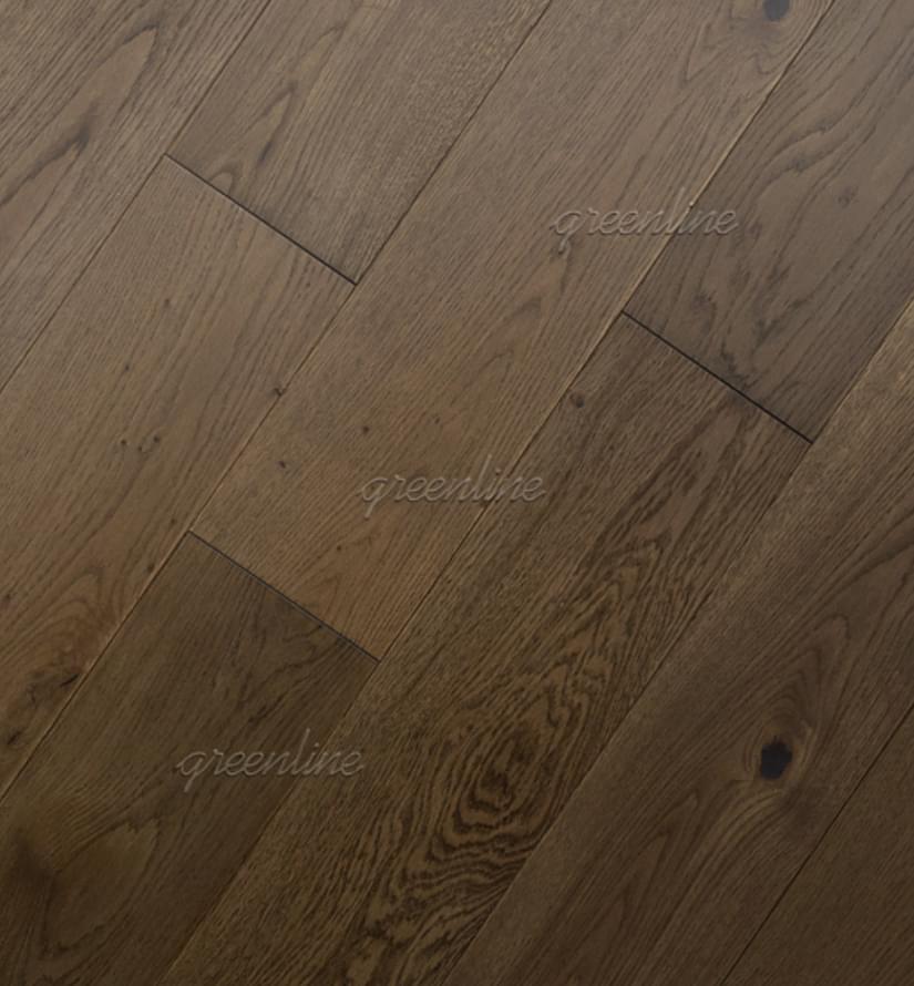 Паркетная доска Greenline Оптимум 906 Дуб Энергия Рустик 14.5x40-150 см, поверхность матовый лак