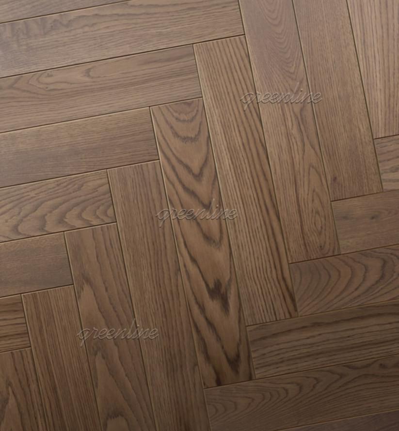 Паркетная доска Greenline Оптимум 908 Дуб Унисон Классик Англ 12.5x62 см, поверхность матовый лак