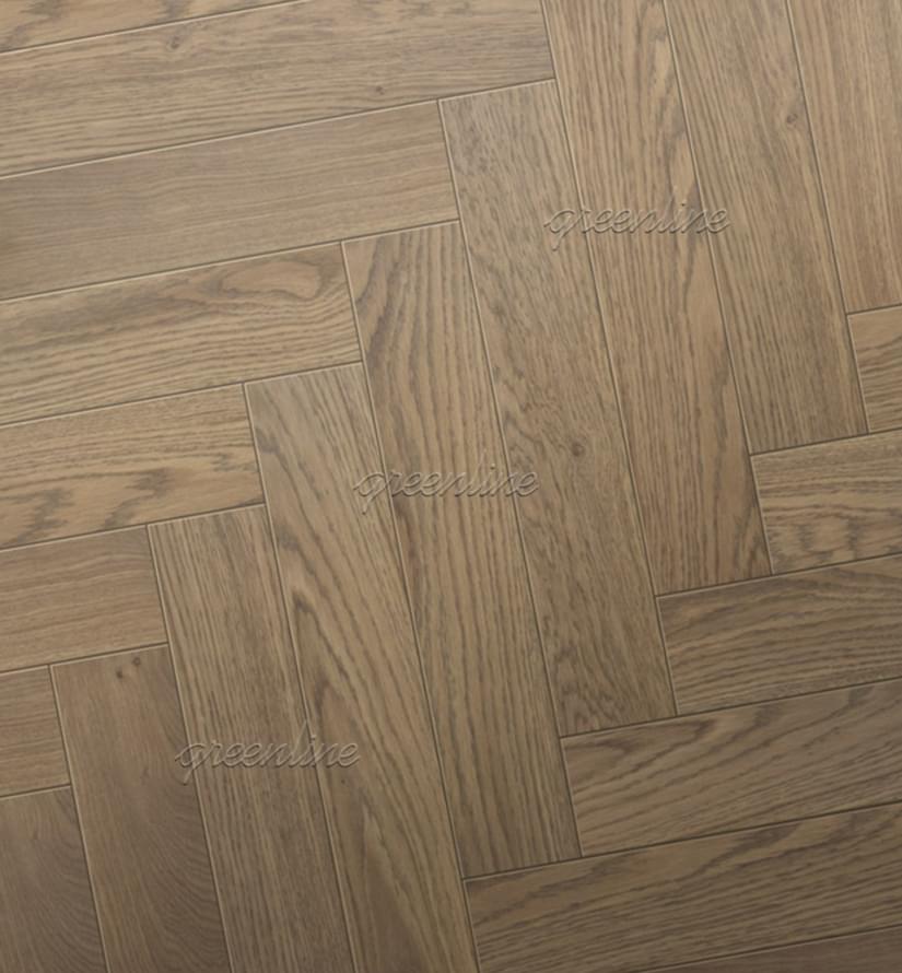 Паркетная доска Greenline Оптимум 912 Дуб Вельвет Классик Англ 10x62 см, поверхность матовый лак