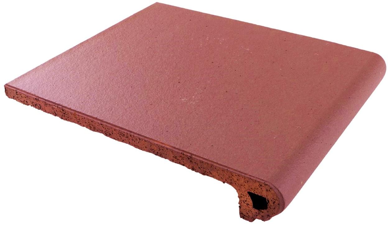 Плитка Gres De Aragon Cotto Peldano 25 Rojo 24.4x33 см, поверхность матовая