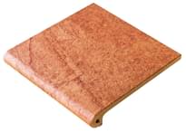 Плитка Gres De Aragon Jasper Ступень Флоринтинер Marron 32.5x33 см, поверхность матовая