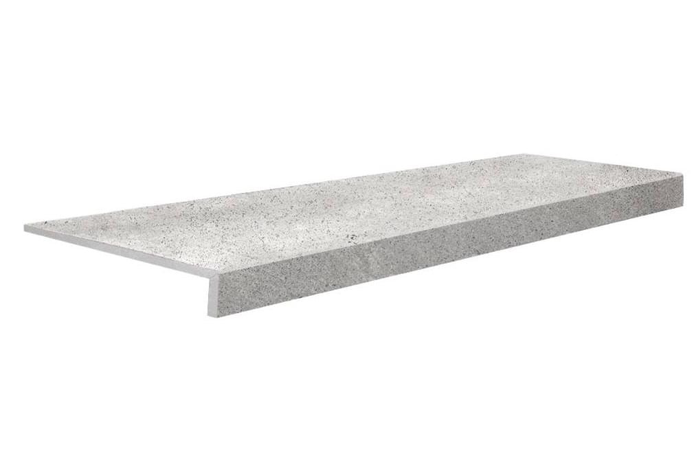 Плитка Gres De Aragon Urban Antislip Peldano Recto 120 Blanco antisl 31.5x120 см, поверхность матовая
