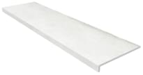 Плитка Gres De Aragon Urban Antislip Ступень Фронтальная Blanco Antislip 33x120 см, поверхность матовая