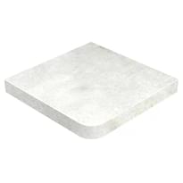 Плитка Gres De Aragon Urban Antislip Ступень угловая Anti-Slip Rect Blanco 31.5x31.5 см, поверхность матовая