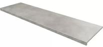 Плитка Gres De Aragon Urban Antislip Ступень фронтальная Anti-Slip Rect Gris 31.5x120 см, поверхность матовая