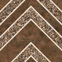 Плитка Gresant Artstone Arc Samba Choco 40x40 см, поверхность матовая