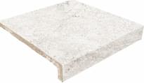 Плитка Gresmanc Evolution Peldano Recto Evo White Stone 31x31.7 см, поверхность матовая, рельефная