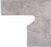 Плитка Gresmanc Fuji Zanquin Fiorentino Izquierdo 27x28.8 см, поверхность матовая, рельефная