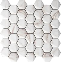 Плитка Grespania Marmorea Calacata Hexagonal 30x34.6 см, поверхность матовая