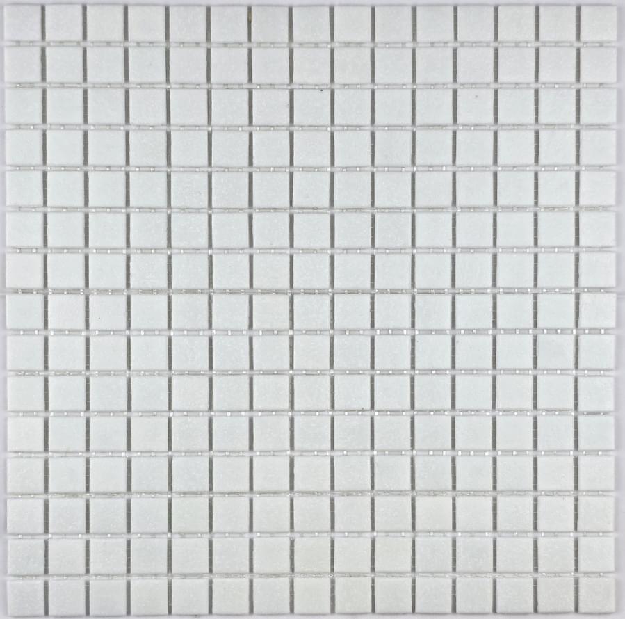 Плитка HK Pearl One Colour A100 Белая Сетка 32.7x32.7 см, поверхность глянец