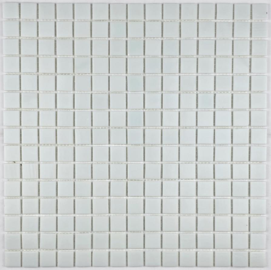 Плитка HK Pearl One Colour A20 Белая Сетка 32.7x32.7 см, поверхность глянец
