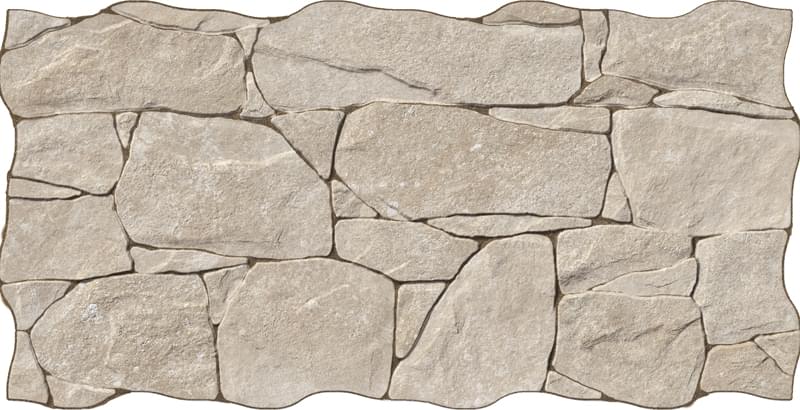 Плитка Hdc Gobi Beige 33.3x65 см, поверхность матовая, рельефная