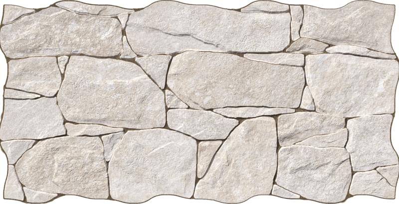 Плитка Hdc Gobi White 33.3x65 см, поверхность матовая, рельефная