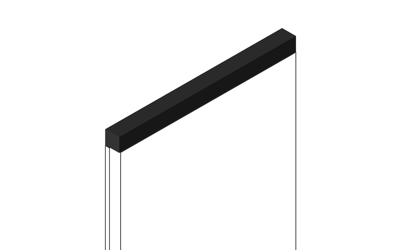 Hiwood Молдинги D12V1 BK 1.2x270