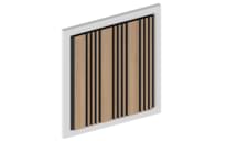 Hiwood Панели LV128 BR417K 270x12x1.1 см поверхность 