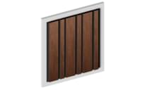 Hiwood Панели LV133 BR396K 12x270 см поверхность 
