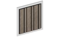 Hiwood Панели LV133 BR490K 12x270 см поверхность 