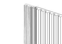 Hiwood Финишные Молдинги LF129A GR24N 1.1x270 см поверхность 
