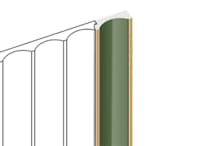 Hiwood Финишные Молдинги LF139B GN81G 1.2x270 см поверхность 