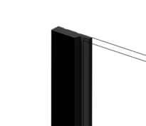 Hiwood Финишные Молдинги Финишный Молдинг LF124A BK 4.2x270x1.2 см поверхность 
