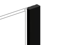 Hiwood Финишные Молдинги Финишный Молдинг LF124B BK 3.1x270x1.2 см поверхность 