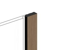 Hiwood Финишные Молдинги Финишный Молдинг LF124B BR417K 3.1x270x1.2 см поверхность 