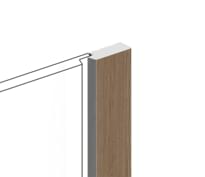 Hiwood Финишные Молдинги Финишный Молдинг LF124B BR417N 3.1x270x1.2 см поверхность 
