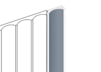 Hiwood Финишные Молдинги Финишный Молдинг LF139B BU29 3.4x270x1.2 см поверхность 