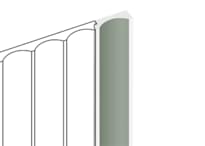 Hiwood Финишные Молдинги Финишный Молдинг LF139B GN69 3.4x270x1.2 см поверхность 