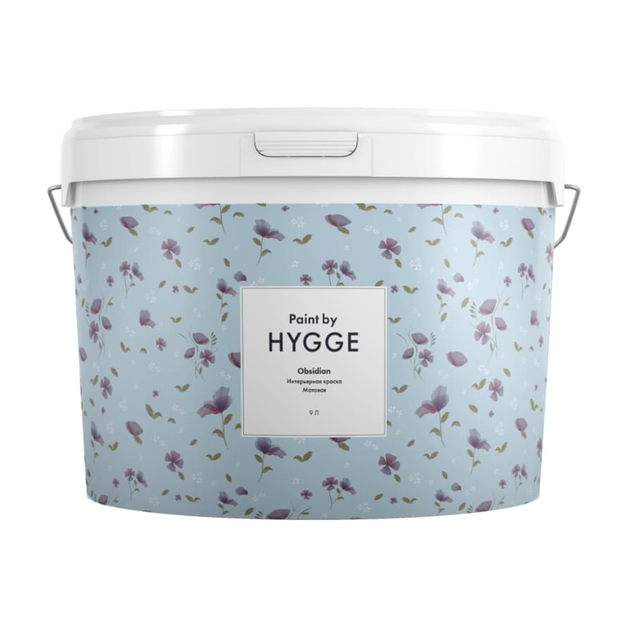 Hygge Paint Интерьерные Краски Obsidian 9 л  краска поверхность 