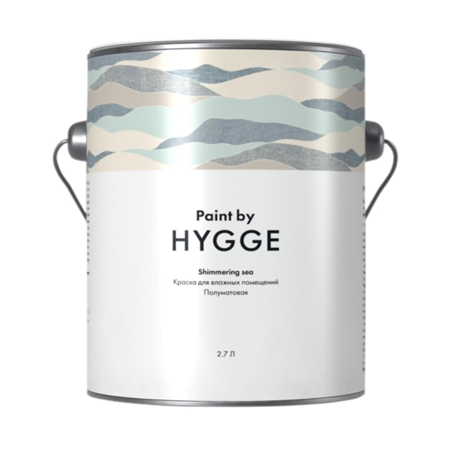 Hygge Paint Интерьерные Краски Shimmering Sea 2.7 л  краска поверхность 