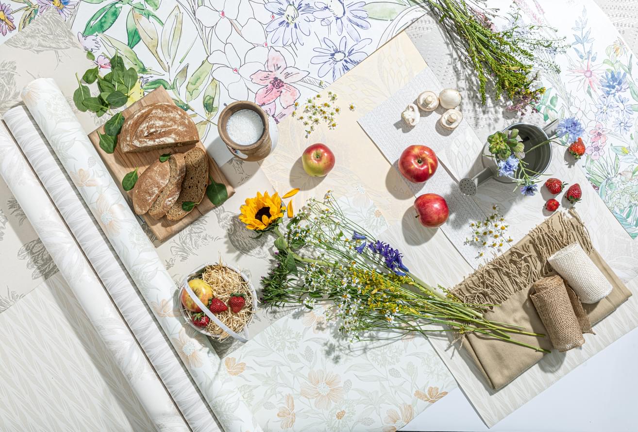 флизелин фабрики Hygge Roll коллекция Dacha