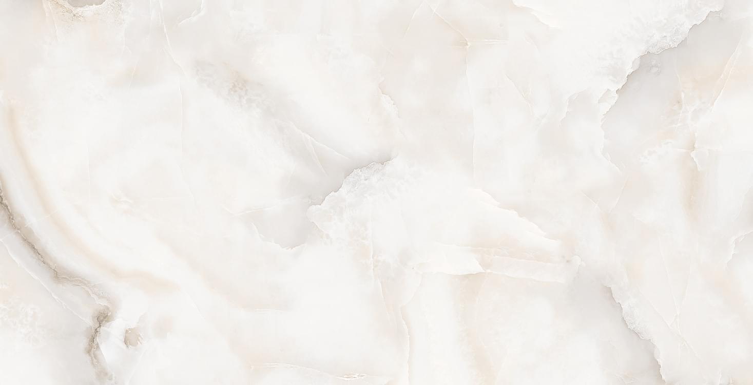 ITC Porcelain Cloudy Onyx White Glossy 60x120