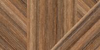 Плитка ITC Wood Forked Wood Brown Carving 60x120 см, поверхность матовая, рельефная