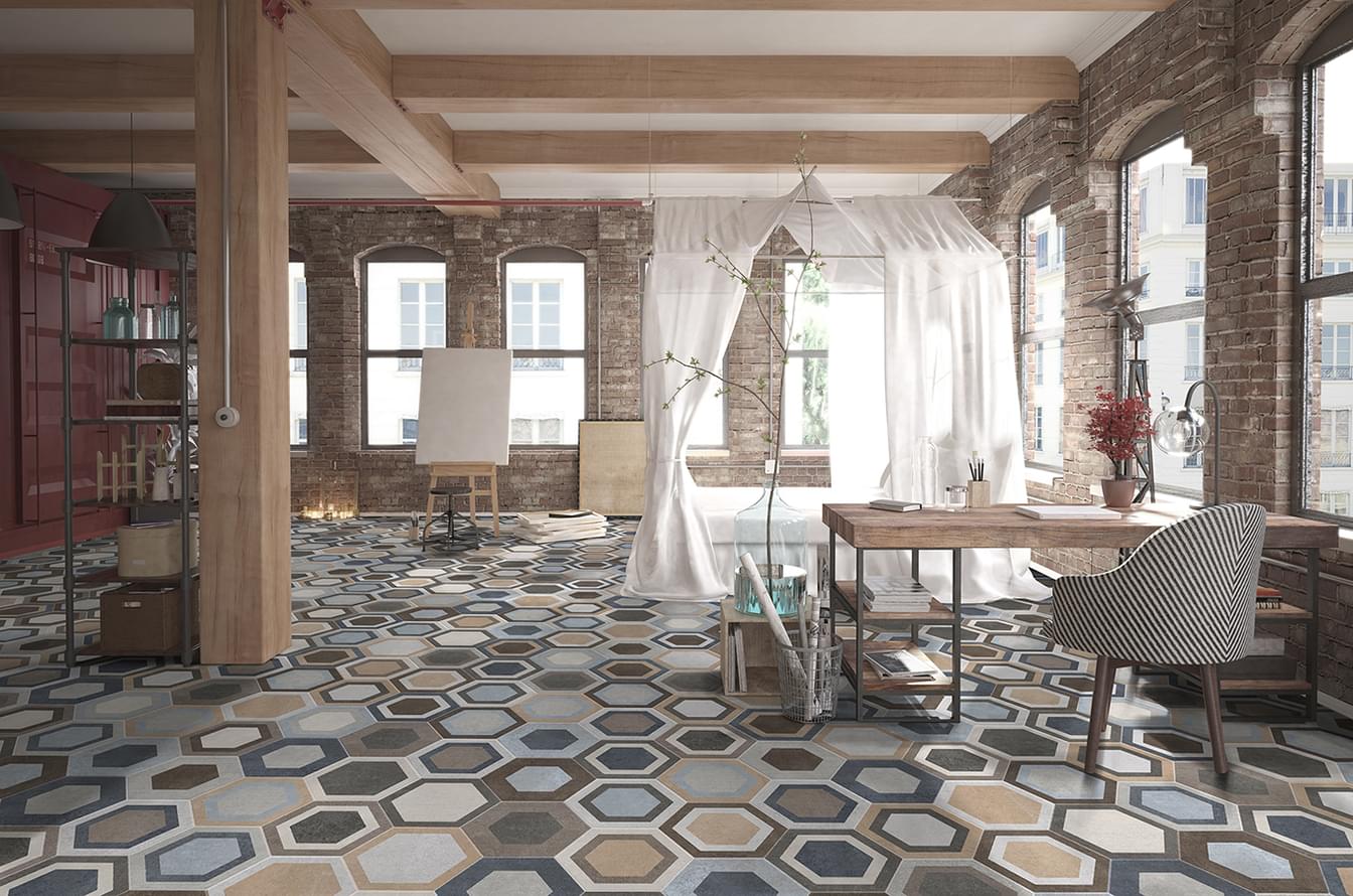 керамогранит фабрики ITT коллекция Hexa