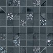 Плитка Ibero Cromat One Mosaic Navy 30x30 см, поверхность матовая, рельефная