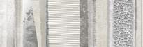 Плитка Ibero Materika Decor Ellipsis Grey Mix 25x75 см, поверхность матовая