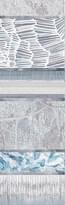 Плитка Ibero Silken Decor Cold Set 2 Pcs 50x75 см, поверхность матовая, рельефная
