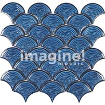 Плитка Imagine Lab Керамика KFS-BLUE 29.1x30.5 см, поверхность глянец, рельефная