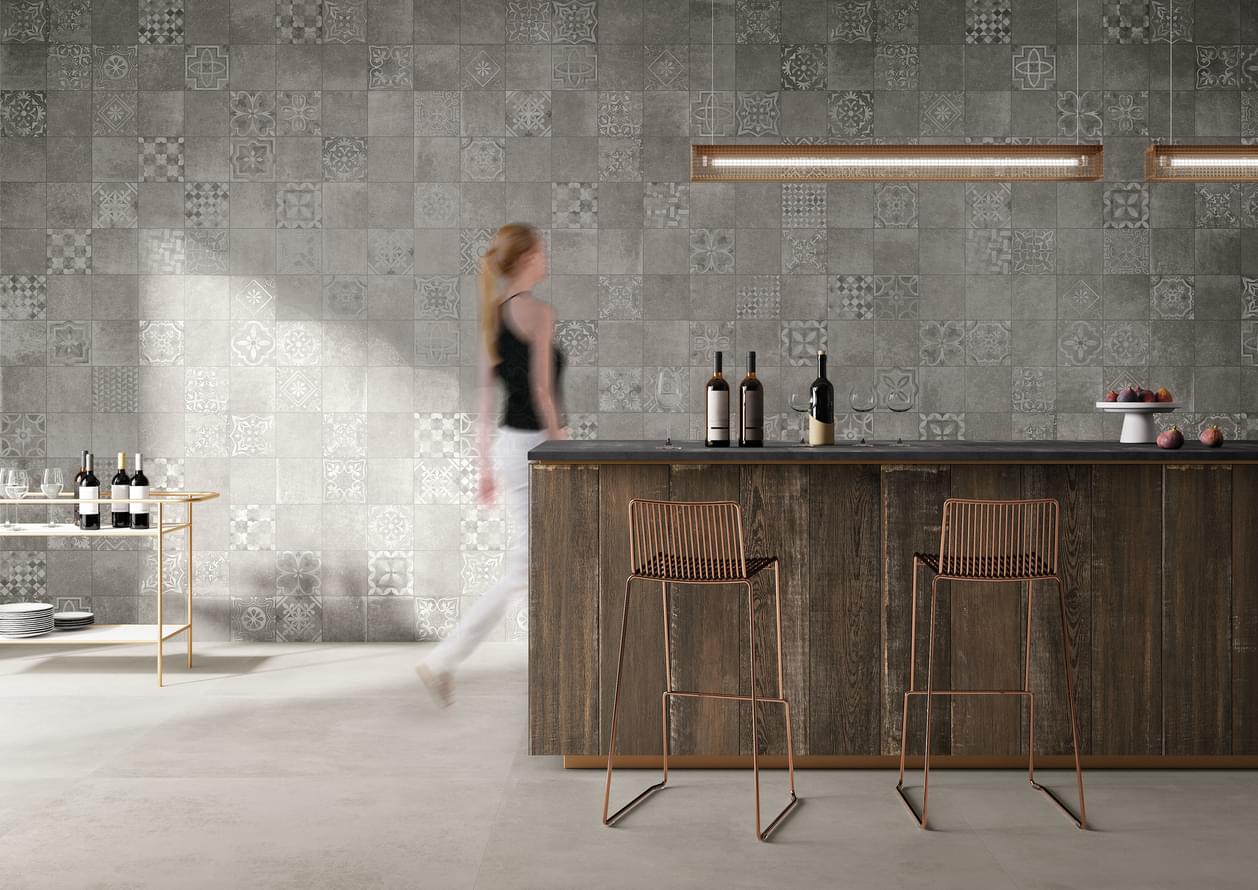 керамогранит фабрики Impronta Italgraniti коллекция Icone Bleu