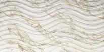 Плитка Impronta Italgraniti Marble Experience Calacatta Gold Sq Onda 60x120 см, поверхность матовая, рельефная
