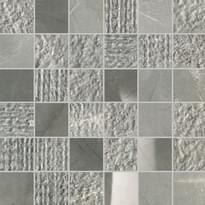 Плитка Impronta Italgraniti Marble Experience Orobico Grey Mosaico Mix 30x30 см, поверхность микс