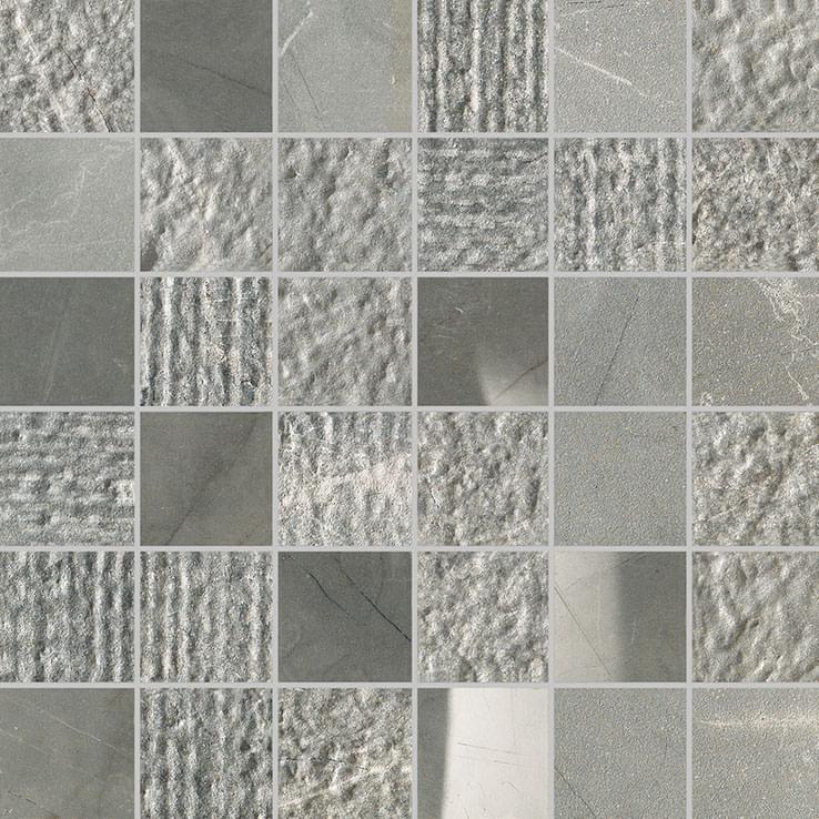 Impronta Italgraniti Marble Experience Orobico Grey Mosaico Mix 30x30