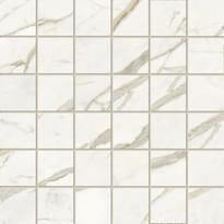 Impronta Italgraniti Marble Touch Calacatta Top Mosaico Lap 30x30 см поверхность полированная
