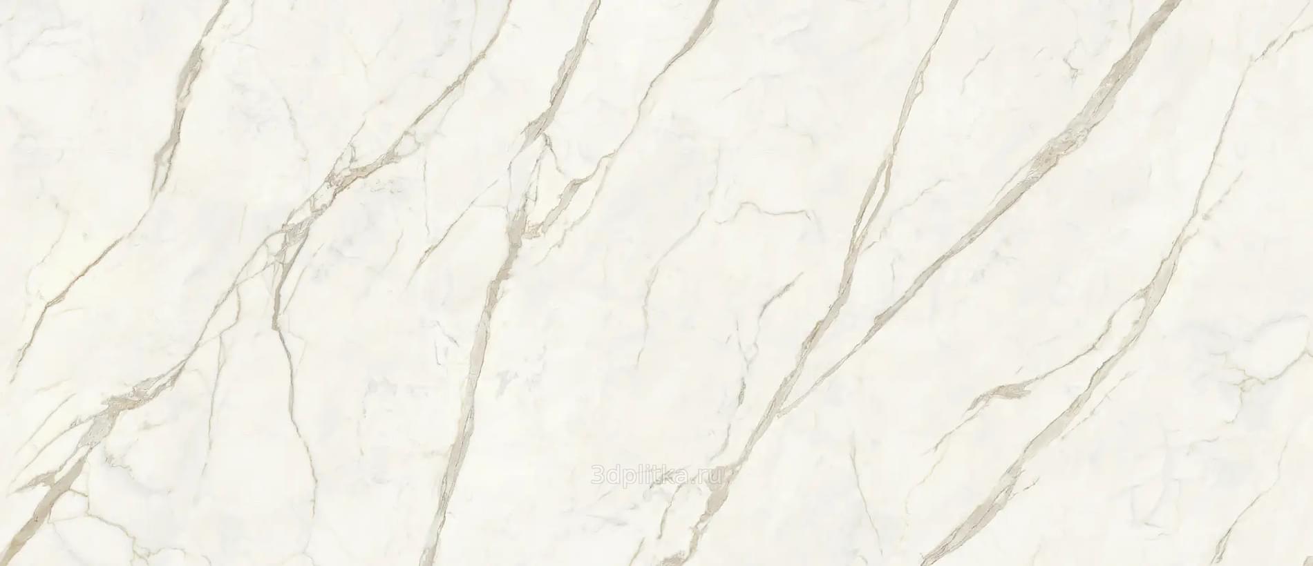Impronta Italgraniti Marble Touch Calacatta Top Vc Lap Sq 6 mm 120x280 см поверхность матовая