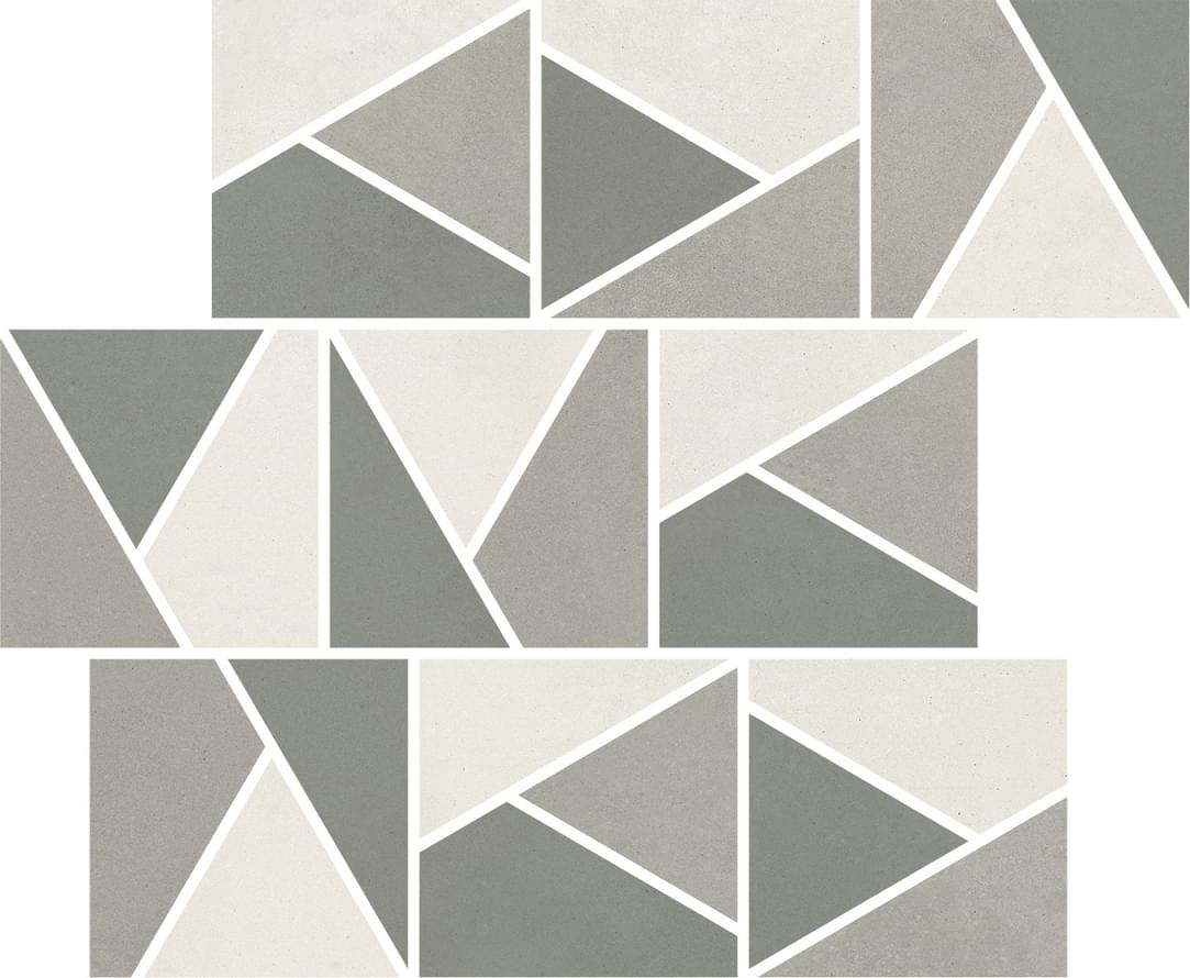 Impronta Italgraniti Nuances Mosaico Triangoli Mix Freddo 1 Strideup 30x30