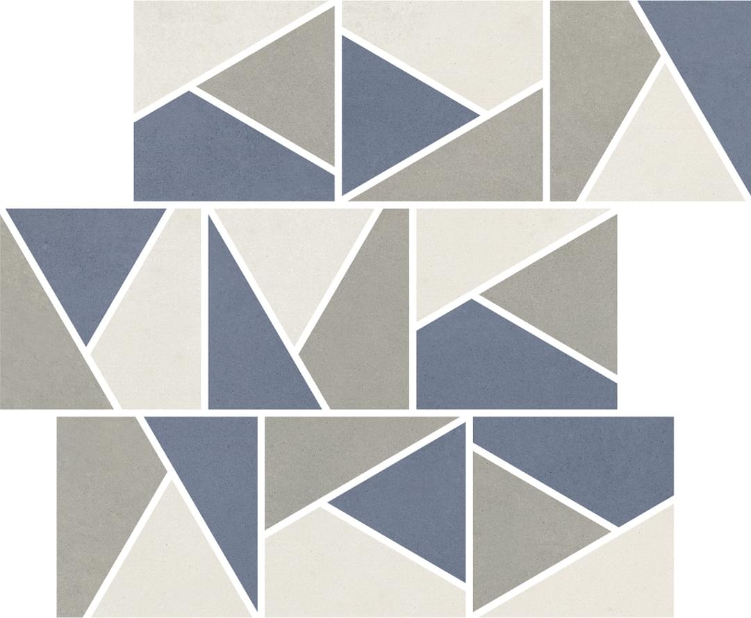Impronta Italgraniti Nuances Mosaico Triangoli Mix Freddo 2 Strideup 30x30