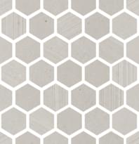 Плитка Impronta Italgraniti Silver Grain Grey Mosaico Esagonetta Mix 30x31 см, поверхность матовая, рельефная